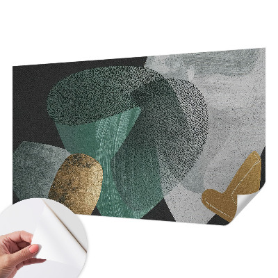 Fototapeta samoprzylepna z nadrukiem z abstrakcyjnym geometrycznym wzorem