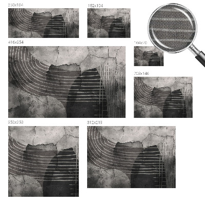 Nowoczesna fototapeta do salonu z abstrakcyjnymi liniami