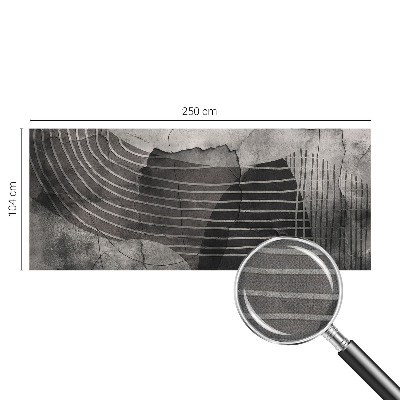 Nowoczesna fototapeta do salonu z abstrakcyjnymi liniami