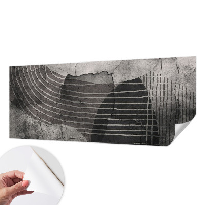Nowoczesna fototapeta do salonu z abstrakcyjnymi liniami