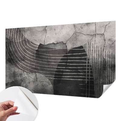 Nowoczesna fototapeta do salonu z abstrakcyjnymi liniami