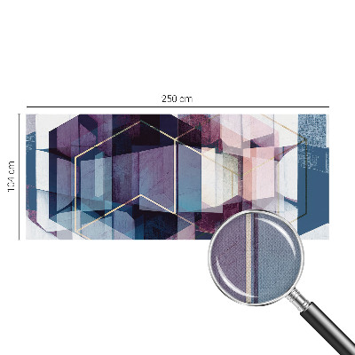 Fototapeta samoprzylepna z nadrukiem z geometrycznym motywem sześcianów