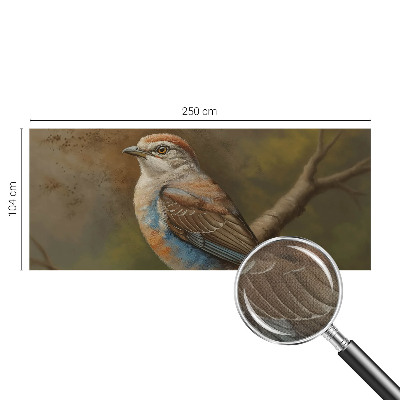 Tapeta fotograficzna samoprzylepna z motywem ptasiego portretu