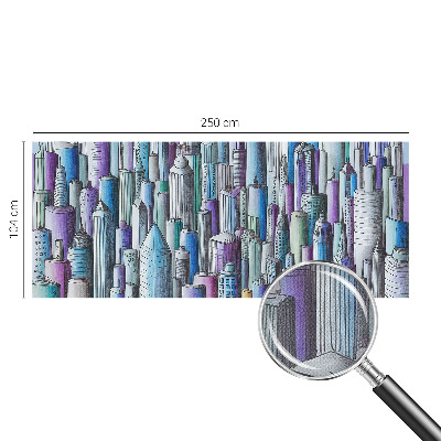 Dekoracyjna fototapeta na ścianę z motywem miejskich wieżowców