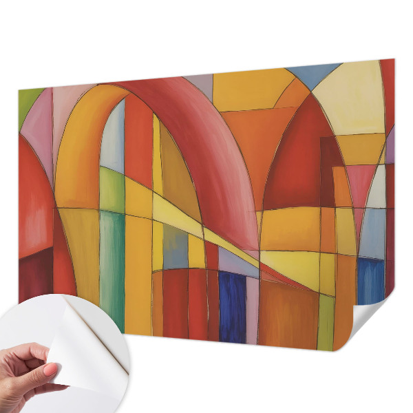 Fototapeta samoprzylepna z nadrukiem z motywem energetycznych form