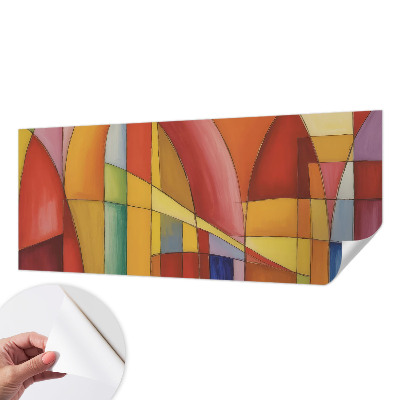 Fototapeta samoprzylepna z nadrukiem z motywem energetycznych form