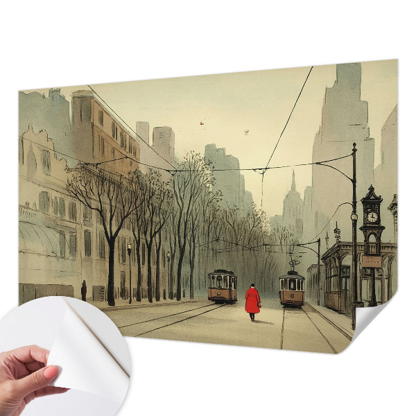 Tapeta fotograficzna samoprzylepna z motywem miejskiej symetrii