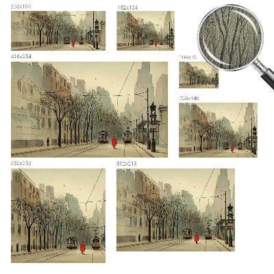 Tapeta fotograficzna samoprzylepna z motywem miejskiej symetrii