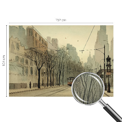 Tapeta fotograficzna samoprzylepna z motywem miejskiej symetrii
