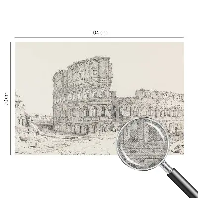 Dekoracyjna fototapeta na ścianę z motywem starodawnych ruin