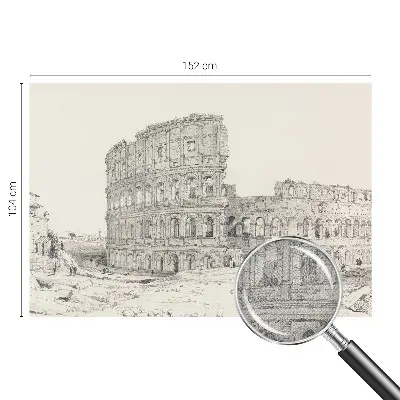 Dekoracyjna fototapeta na ścianę z motywem starodawnych ruin