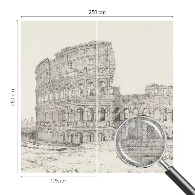 Dekoracyjna fototapeta na ścianę z motywem starodawnych ruin