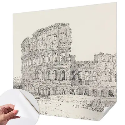Dekoracyjna fototapeta na ścianę z motywem starodawnych ruin