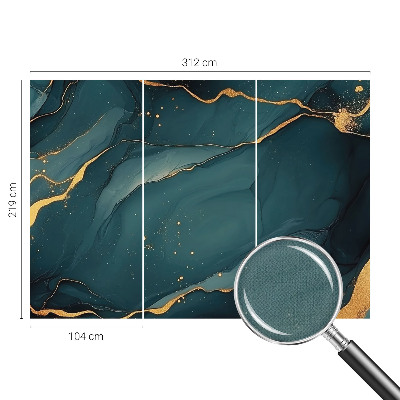Tapeta fotograficzna z motywem ciemnoniebieskiej abstrakcji