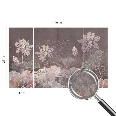 Tapeta fotograficzna samoprzylepna z motywem spokojnej botaniki