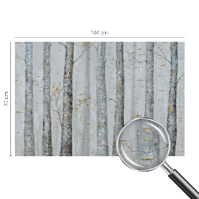 Tapeta fotograficzna samoprzylepna z motywem brzozowych drzew