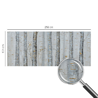 Tapeta fotograficzna samoprzylepna z motywem brzozowych drzew