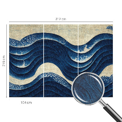 Tapeta fotograficzna z motywem oceanicznych form