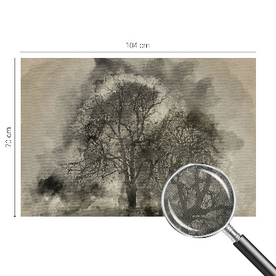 Tapeta fotograficzna samoprzylepna z motywem tajemniczych drzew