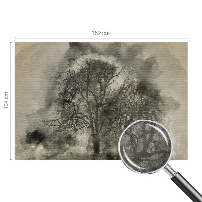 Tapeta fotograficzna samoprzylepna z motywem tajemniczych drzew
