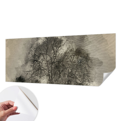 Tapeta fotograficzna samoprzylepna z motywem tajemniczych drzew