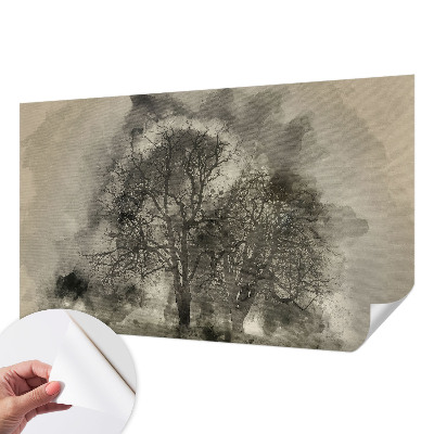 Tapeta fotograficzna samoprzylepna z motywem tajemniczych drzew
