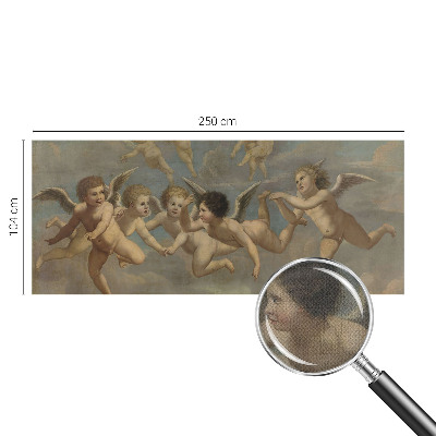 Nowoczesna fototapeta do salonu z przedstawieniem anielskich postaci