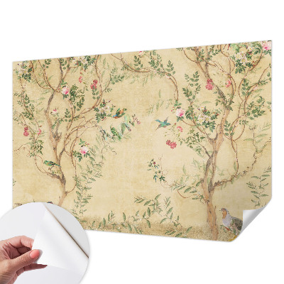 Fototapeta samoprzylepna z nadrukiem Kwiatowe akcenty