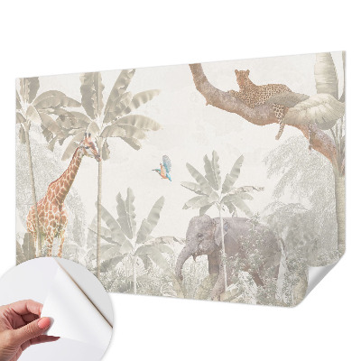 Nowoczesna fototapeta do salonu Tropikalna oaza