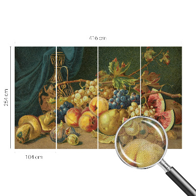 Tapeta fotograficzna samoprzylepna o owocowym wzorze