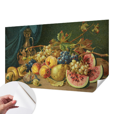 Tapeta fotograficzna samoprzylepna o owocowym wzorze