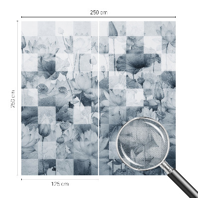 Tapeta fotograficzna samoprzylepna z motywem kwiatów lotosu