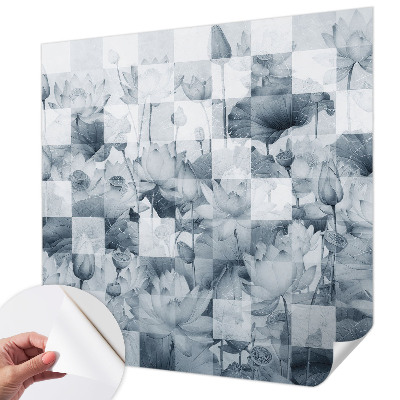 Tapeta fotograficzna samoprzylepna z motywem kwiatów lotosu