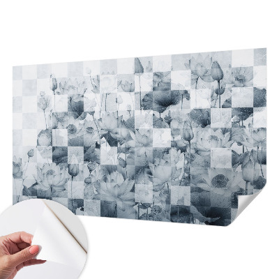 Tapeta fotograficzna samoprzylepna z motywem kwiatów lotosu