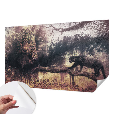Dekoracyjna fototapeta na ścianę z leśnym motywem