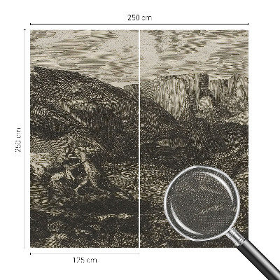 Tapeta fotograficzna z motywem górskiej podróży