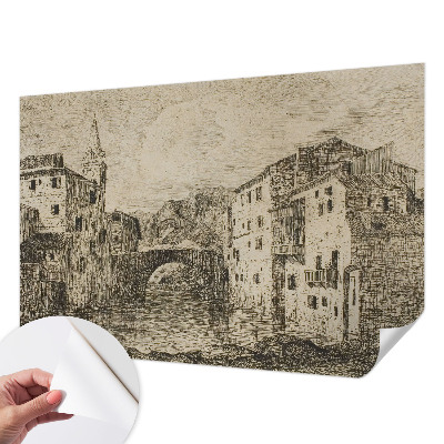 Tapeta fotograficzna samoprzylepna z motywem miejskiej panoramy