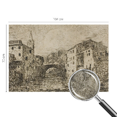 Tapeta fotograficzna samoprzylepna z motywem miejskiej panoramy