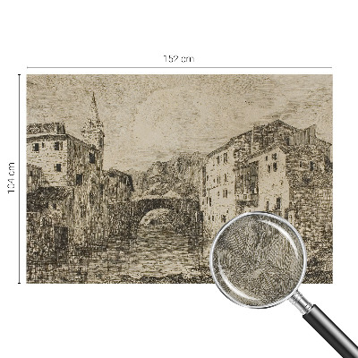 Tapeta fotograficzna samoprzylepna z motywem miejskiej panoramy