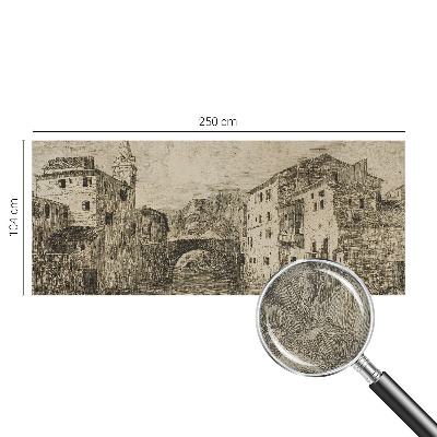 Tapeta fotograficzna samoprzylepna z motywem miejskiej panoramy