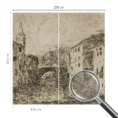 Tapeta fotograficzna samoprzylepna z motywem miejskiej panoramy