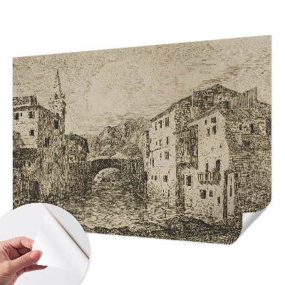 Tapeta fotograficzna samoprzylepna z motywem miejskiej panoramy