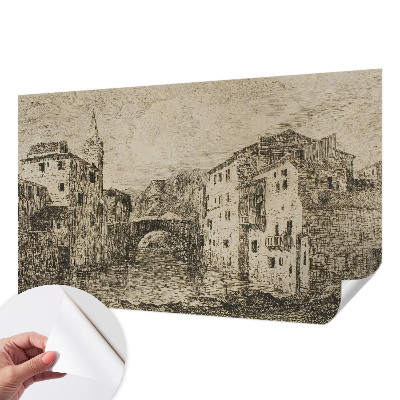 Tapeta fotograficzna samoprzylepna z motywem miejskiej panoramy