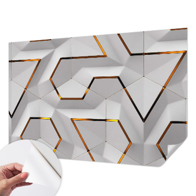 Tapeta fotograficzna samoprzylepna z motywem nowoczesnej geometrii