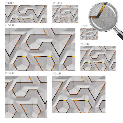 Tapeta fotograficzna samoprzylepna z motywem nowoczesnej geometrii