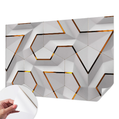 Tapeta fotograficzna samoprzylepna z motywem nowoczesnej geometrii