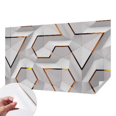 Tapeta fotograficzna samoprzylepna z motywem nowoczesnej geometrii