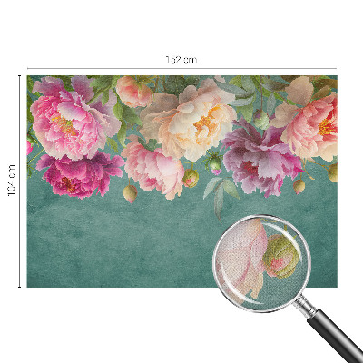 Tapeta fotograficzna samoprzylepna z motywem kwiatowym w eleganckim stylu