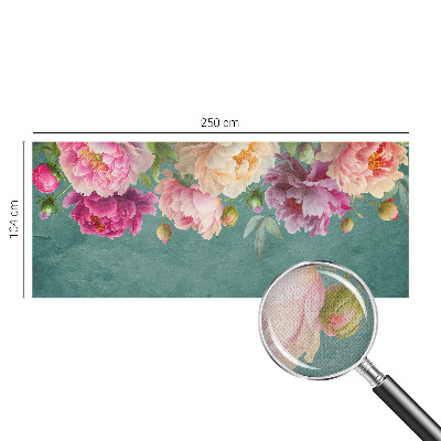 Tapeta fotograficzna samoprzylepna z motywem kwiatowym w eleganckim stylu
