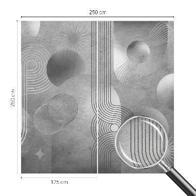 Tapeta fotograficzna o abstrakcyjnej, eleganckiej kompozycji
